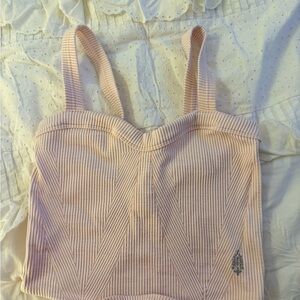 FP Movement by Free People Blush Ribbed Tank Top